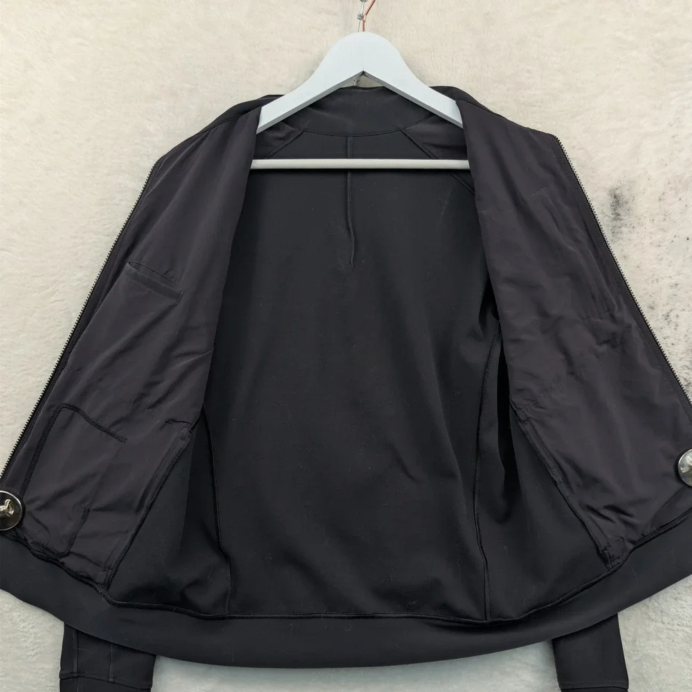 Lululemon Sojourn Jacket Men's Large Black Full Zip Technical Gym Athleisure